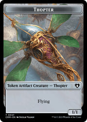 Thopter // Spider Double-Sided Token [Commander Masters Tokens]