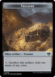 Treasure // Construct (0042) Double-Sided Token [Commander Masters Tokens]