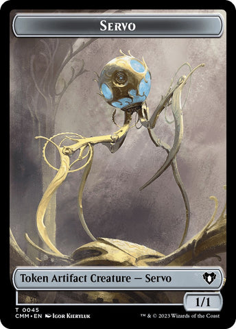 Servo // Rat Double-Sided Token [Commander Masters Tokens]