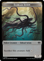 Eldrazi Scion // Dragon (0020) Double-Sided Token [Commander Masters Tokens]