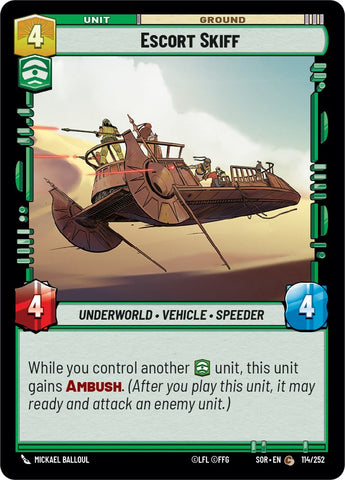 Escort Skiff (114/252) [Spark of Rebellion]