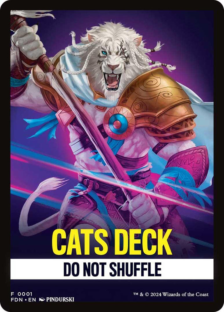 Cats Deck Theme Card [Foundations Jumpstart Front Cards]