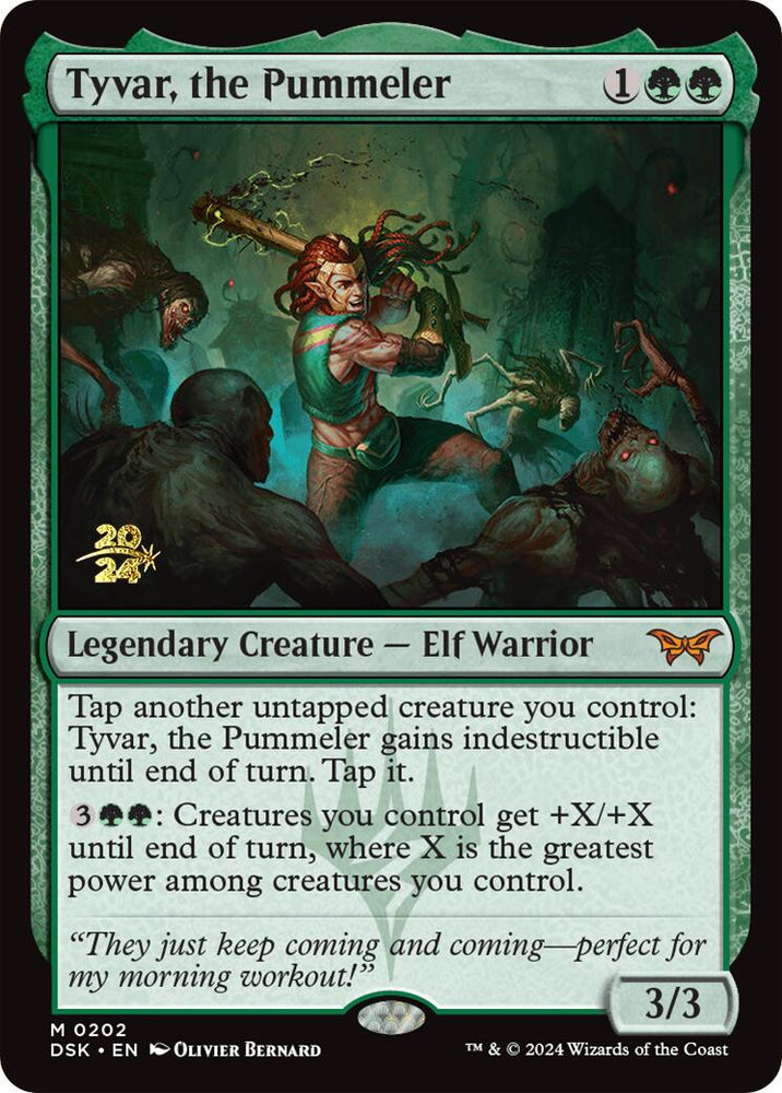 Tyvar, the Pummeler [Duskmourn: House of Horror Prerelease Promos]