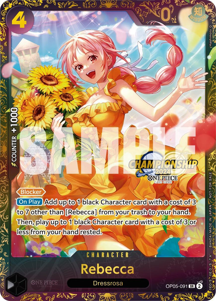 Rebecca (October Championship 2024 Online Regional) [One Piece Promotion Cards]