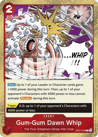 Gum-Gum Dawn Whip [Starter Deck EX: Gear 5]