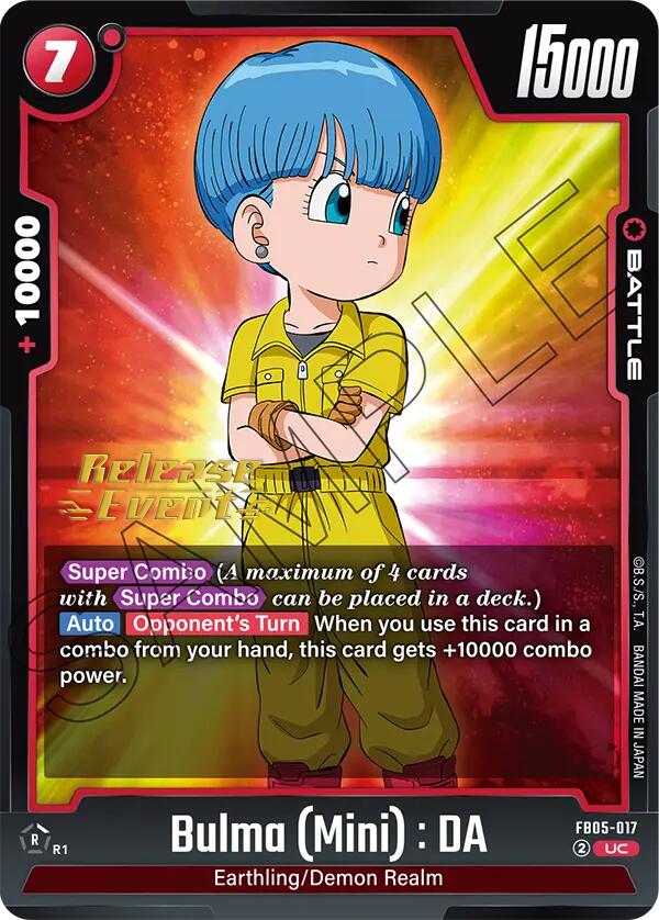 Bulma (Mini) : DA [New Adventure Release Event Cards]