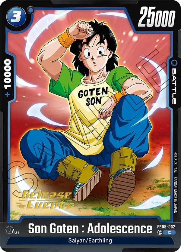 Son Goten : Adolescence [New Adventure Release Event Cards]