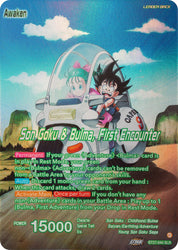 Son Goku // Son Goku & Bulma, First Encounter (SLR) (BT27-044) [History of Z]