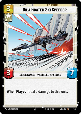 Dilapidated Ski Speeder (Foil) (746) [Jump to Lightspeed]