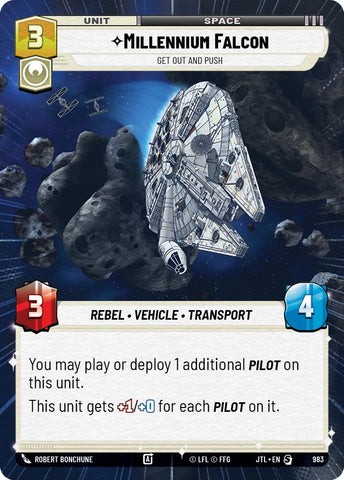 Millennium Falcon - Get Out And Push (Hyperspace Foil) (983) [Jump to Lightspeed]