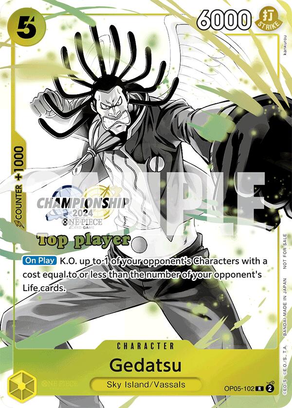 Gedatsu (Championship 2024 Top Player Pack Vol. 2) [One Piece Promotion Cards]