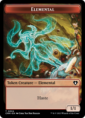 Elemental Token (24) [Commander Masters Tokens]