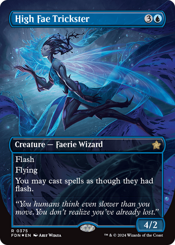 High Fae Trickster (Borderless) (Mana Foil) [Foundations]