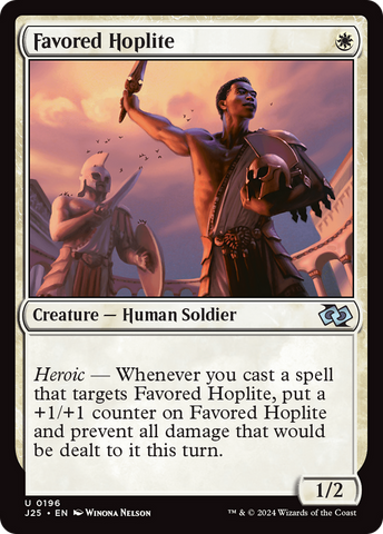 Favored Hoplite [Foundations Jumpstart]