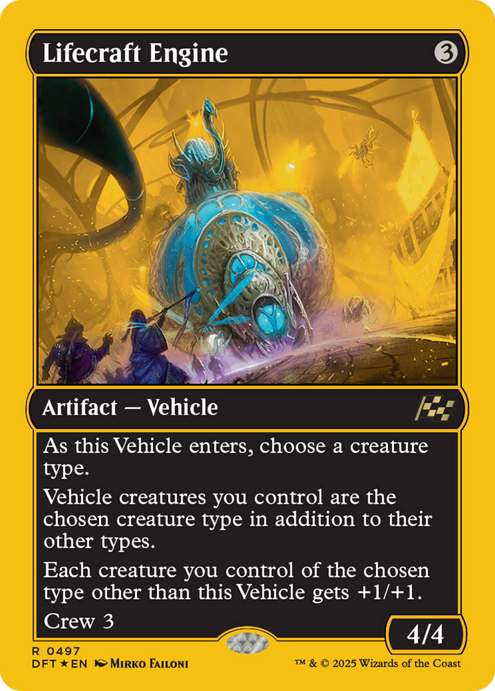 Lifecraft Engine (First-Place Foil) [Aetherdrift]