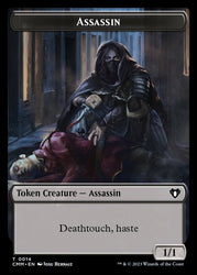 Servo // Assassin Double-Sided Token [Commander Masters Tokens]