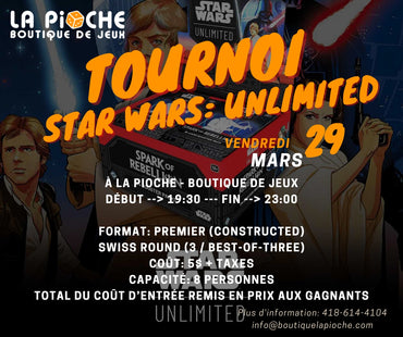 Tournoi Star Wars: Unlimited ticket - 2024-03-29