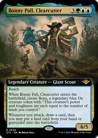 Bonny Pall, Clearcutter (Extended Art) [Outlaws of Thunder Junction]