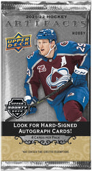 2021-2022 Hockey - Upper Deck Artifacts - Single Pack - Hobby