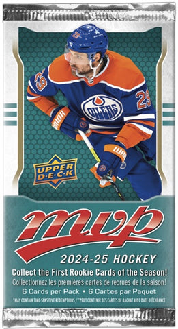 2024-2025 Hockey - Upper Deck MVP - Single Pack - Retail