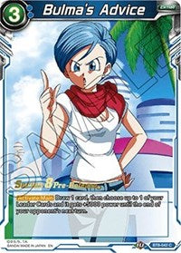 Bulma's Advice (BT8-042_PR) [Malicious Machinations Prerelease Promos]