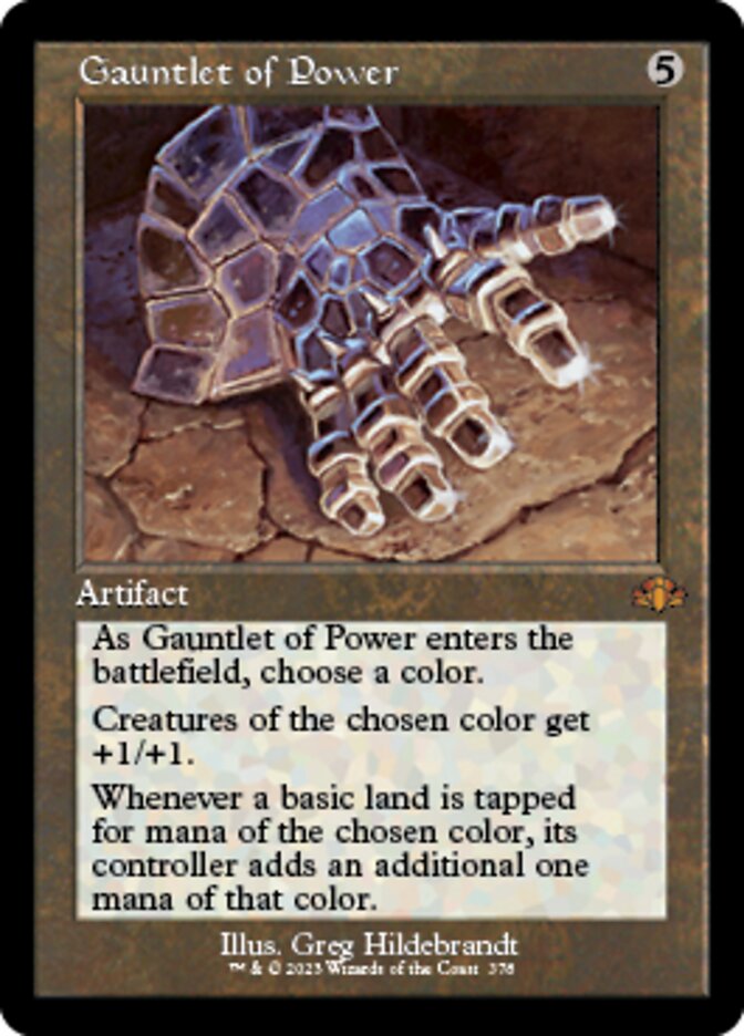 Gauntlet of Power (Retro) [Dominaria Remastered]