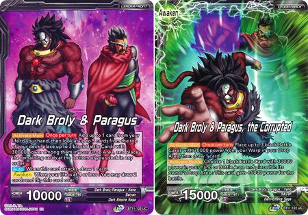 Dark Broly & Paragus // Dark Broly & Paragus, the Corrupted (BT11-122) [Vermilion Bloodline]