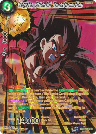 Vegeta, Prideful Transformation (SPR) (BT10-105) [Rise of the Unison Warrior]