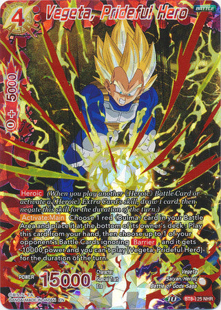 Vegeta, Prideful Hero (BT8-125) [Malicious Machinations]