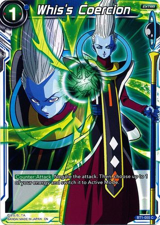 Whis's Coercion (Alternate Art) (BT1-055) [Special Anniversary Set]