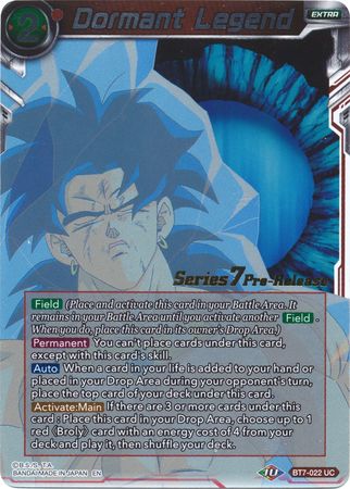 Dormant Legend (BT7-022_PR) [Assault of the Saiyans Prerelease Promos]