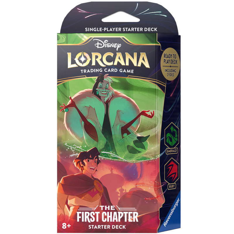 Disney Lorcana: The First Chapter Starter Deck Emerald & Ruby – Realgoodeal