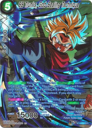 SS Trunks, God-Sealing Technique (SPR) (BT10-044) [Rise of the Unison Warrior]