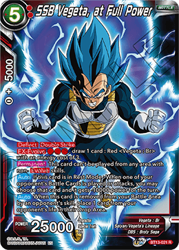 SSB Vegeta, at Full Power (Rare) (BT13-021) [Supreme Rivalry]