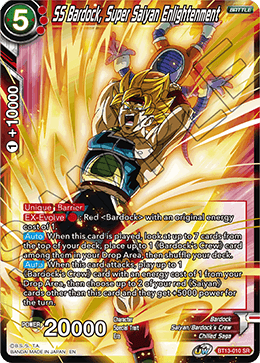 SS Bardock, Super Saiyan Enlightenment (BT13-010) [Supreme Rivalry]