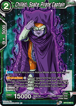 Chilled, Space Pirate Captain (Common) (BT13-066) [Supreme Rivalry]