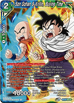 Son Gohan & Krillin, Buying Time (BT14-148) [Cross Spirits]